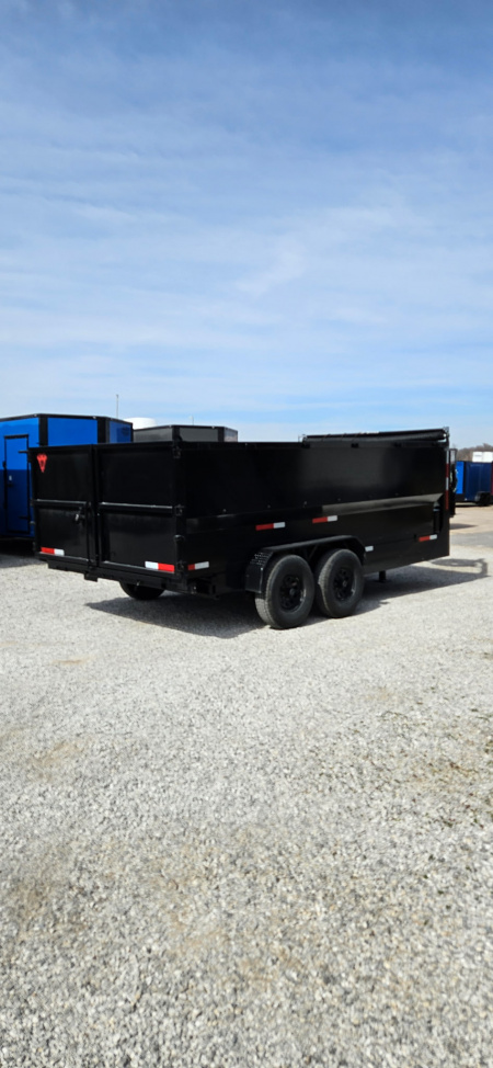 New 2026 Texas Pride Trailers Gooseneck 7x16x4 Tandem Axles Dump Trailer-Upgrades