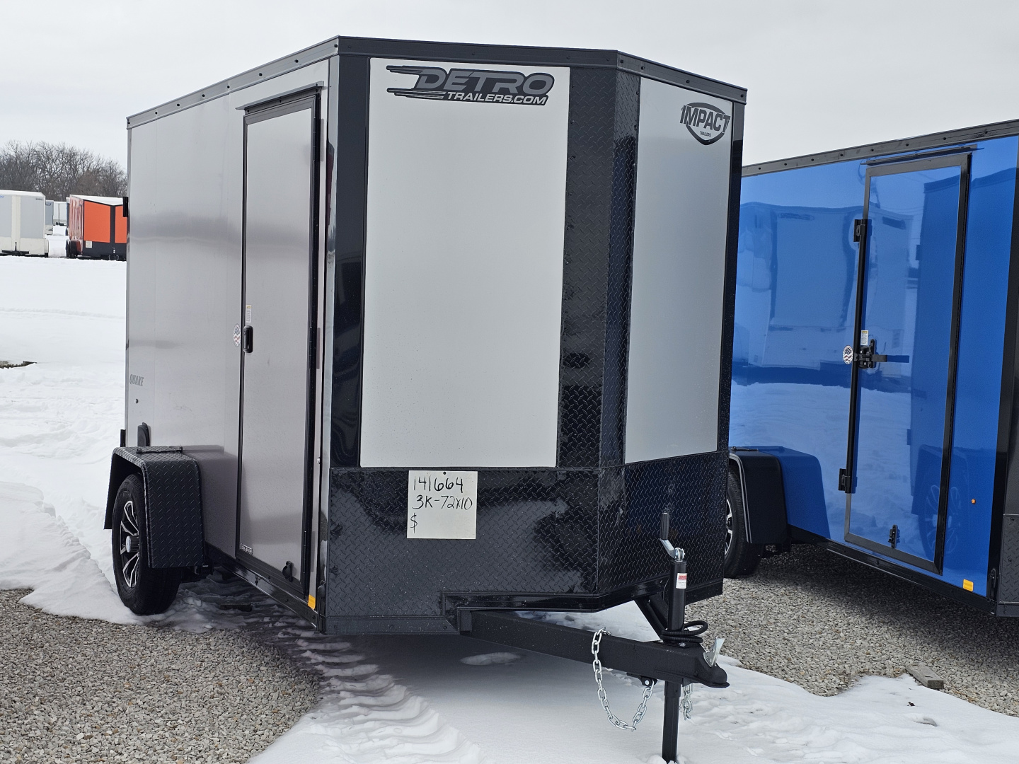 New 2026 Impact Trailers Quake 6 x 10 3K Ramp Door Cargo / Enclosed Trailer