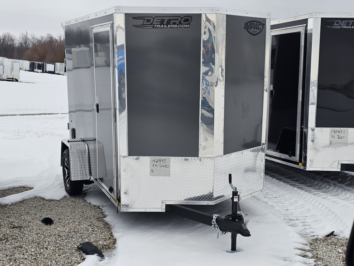 New 2026 Impact Trailers Quake 6 x 10 3K Ramp Door Cargo / Enclosed Trailer