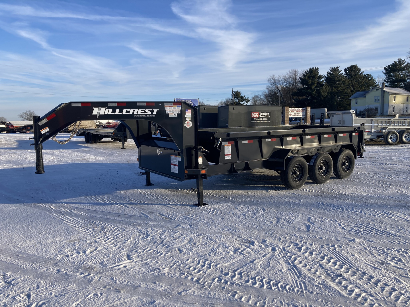 New 2026 Hillcrest Trailers 21716SGD Dump Trailer