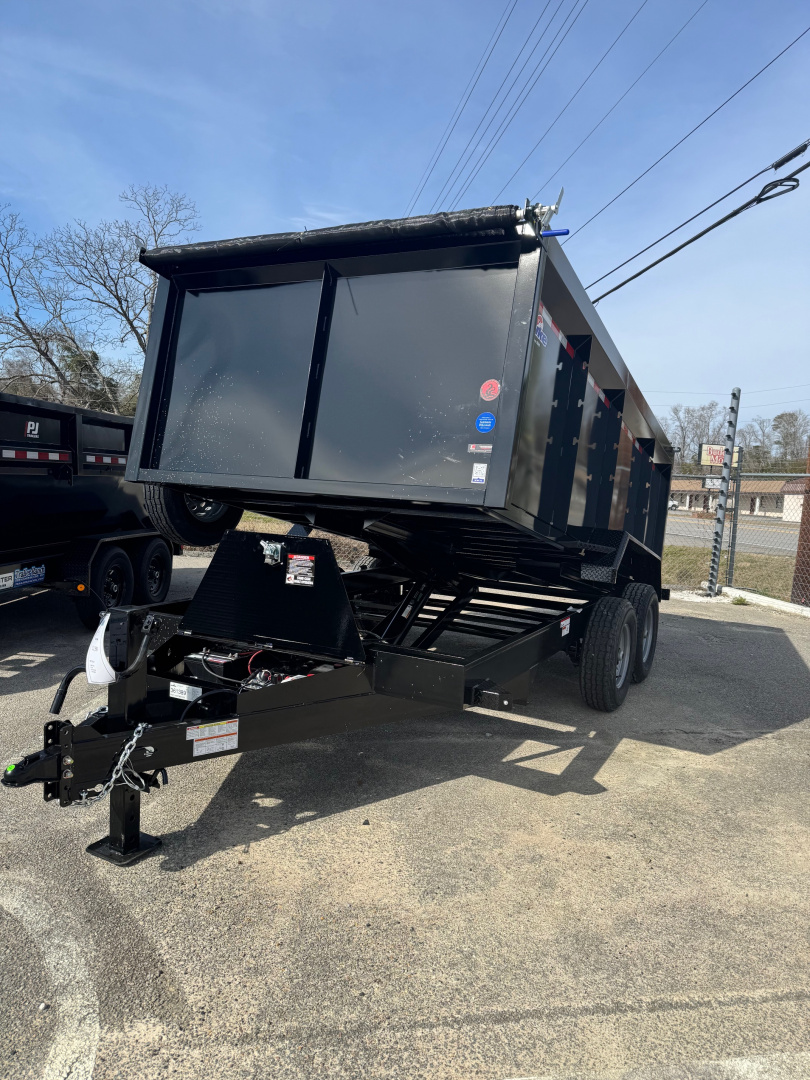 New 2026 Hawke Trailers 7X14 High Sides Dump Trailer