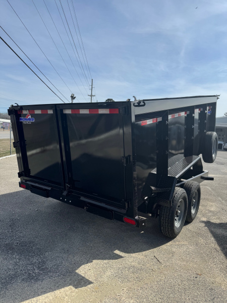 New 2026 Hawke Trailers 7X14 High Sides Dump Trailer