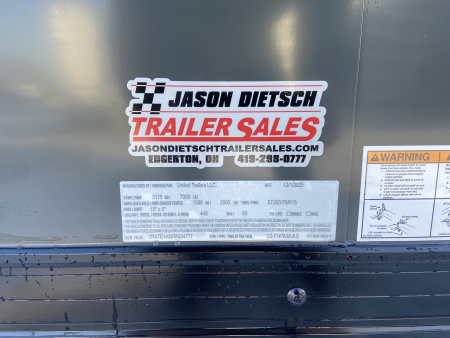 New 2026 United UJ Enclosed Cargo Trailer 14'