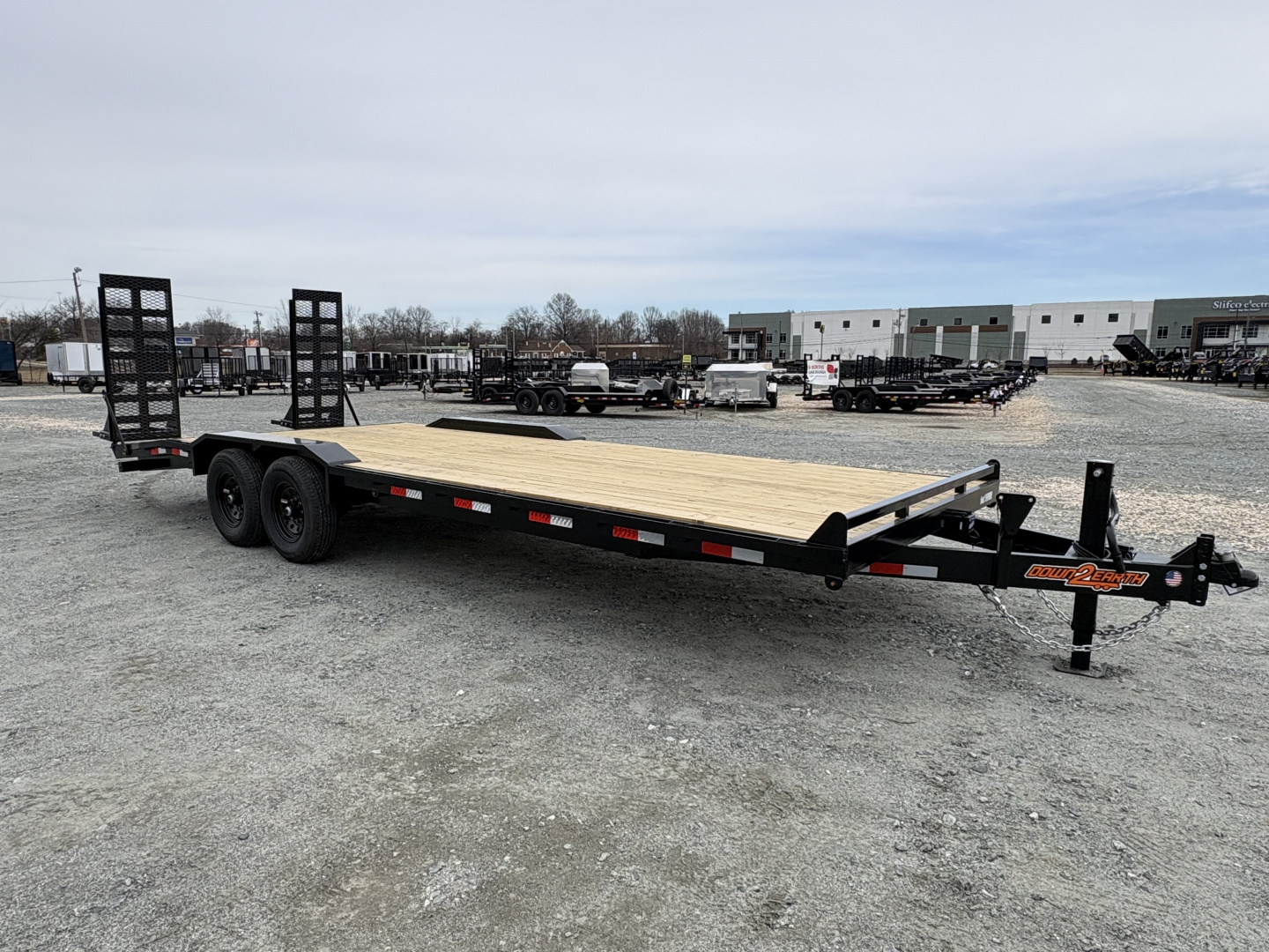 New 2026 Down 2 Earth Trailers 24ft Driveover Equipment Trailer
