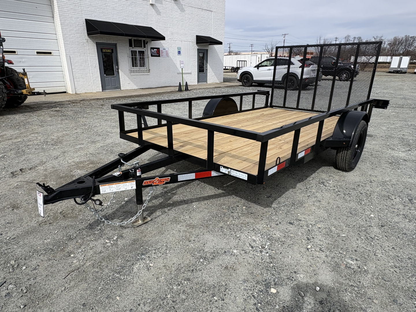 New 2026 Down 2 Earth Trailers 6x12 w/ Gate Utility Trailer