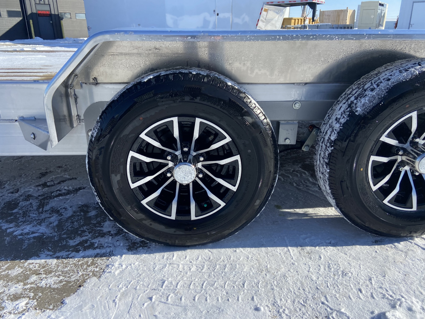 New Sure-Trac 7X20 (18+2) Alum Wood Deck Car Hauler