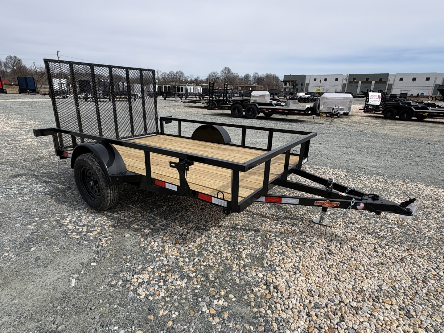 New 2026 Down 2 Earth Trailers 6x10 w/ Gate Utility Trailer