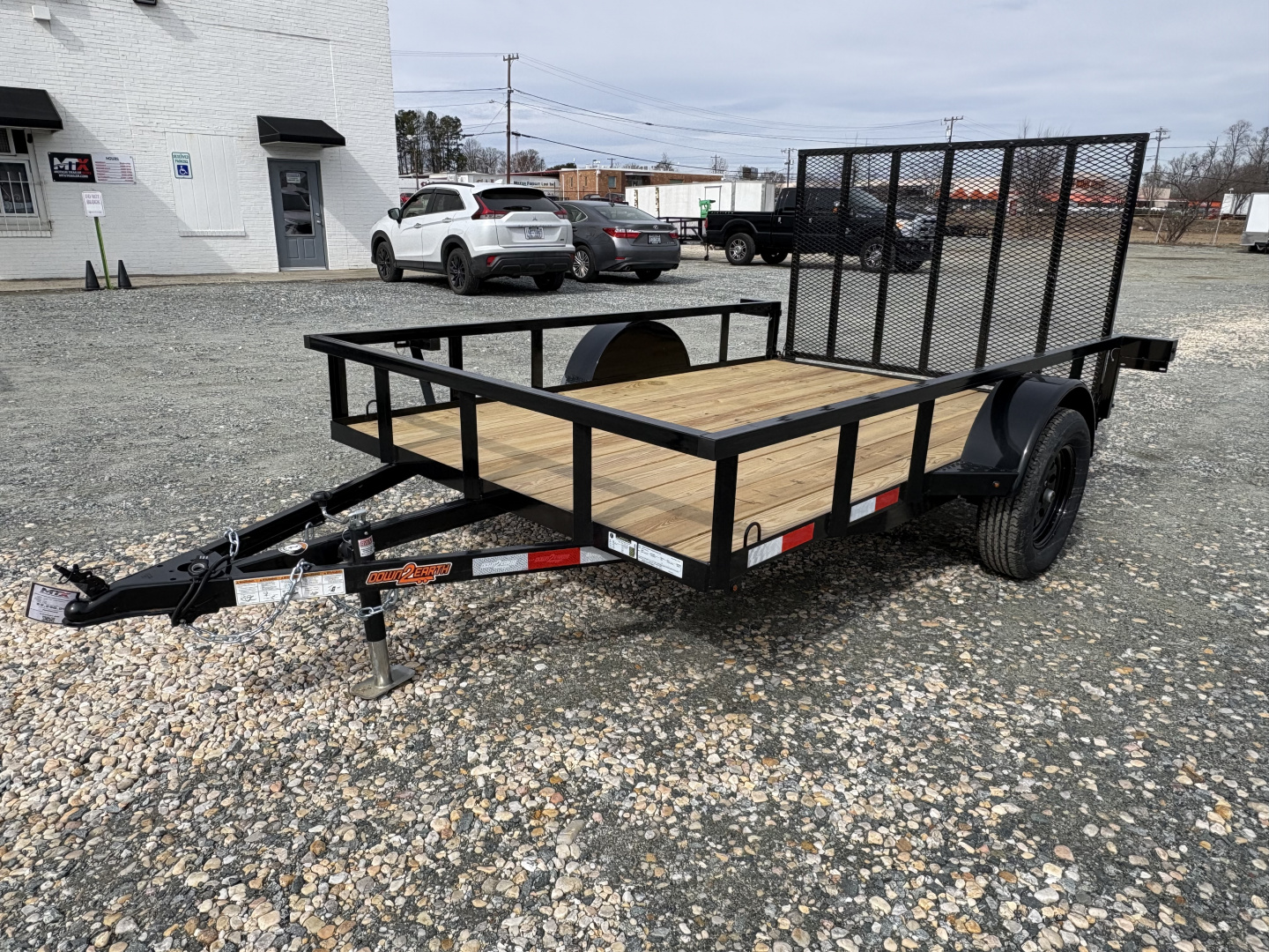 New 2026 Down 2 Earth Trailers 6x10 w/ Gate Utility Trailer