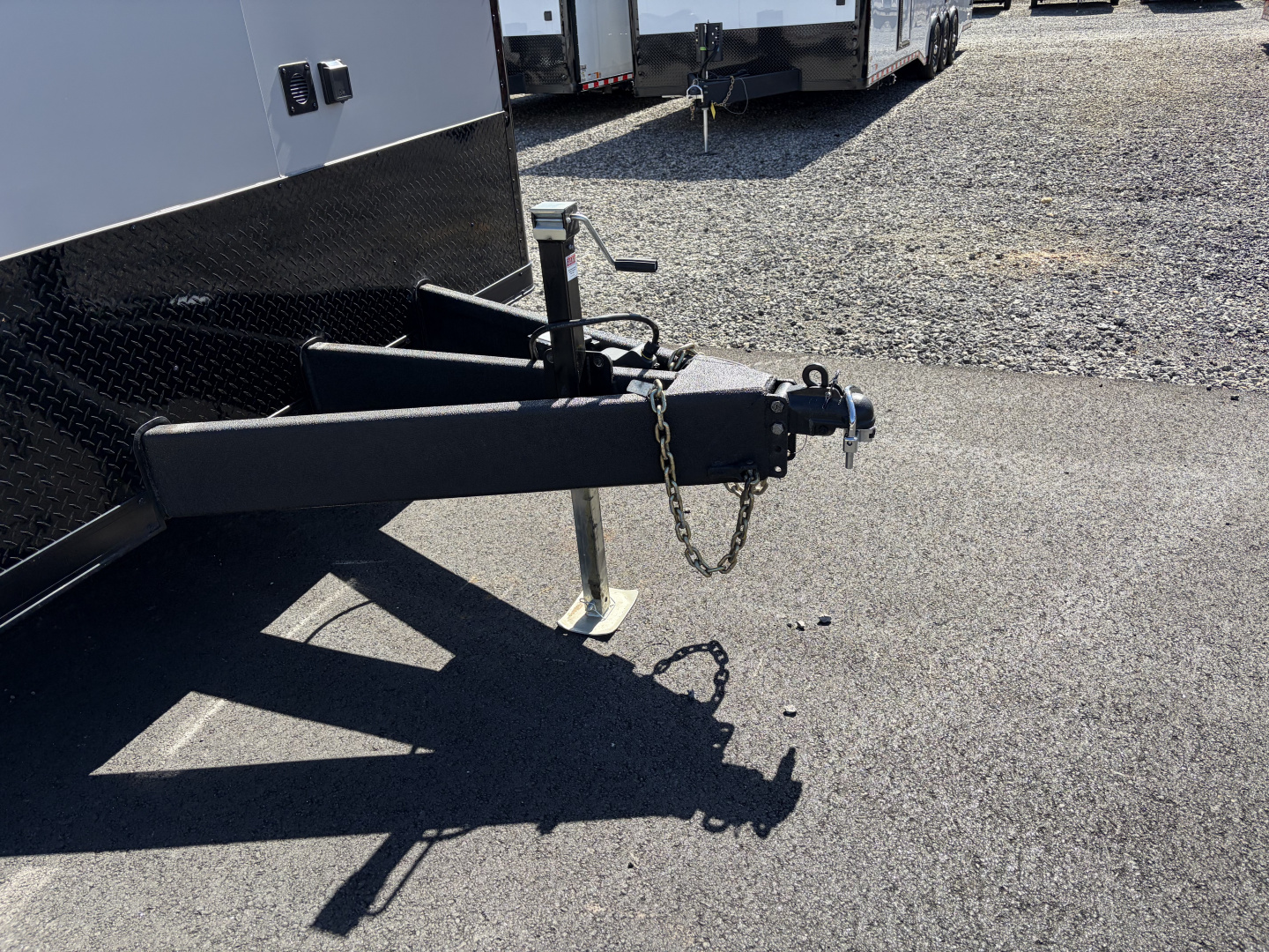 New 2026 Haulmark EDGE 34' Race Trailer, ProStock Package, Silver PolyCor With Black Trim, 21K GVWR, 96" Wide Rear Door Opening, 7' 4" Interior Height