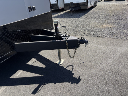 New 2026 Haulmark EDGE 34' Race Trailer, ProStock Package, Silver PolyCor With Black Trim, 21K GVWR, 96" Wide Rear Door Opening, 7' 4" Interior Height