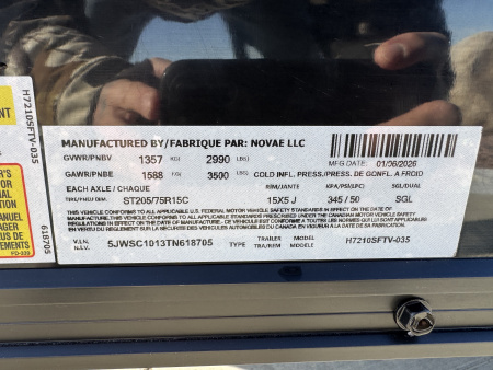 New 2026 H&H Trailers H7210SFTV Cargo / Enclosed Trailer