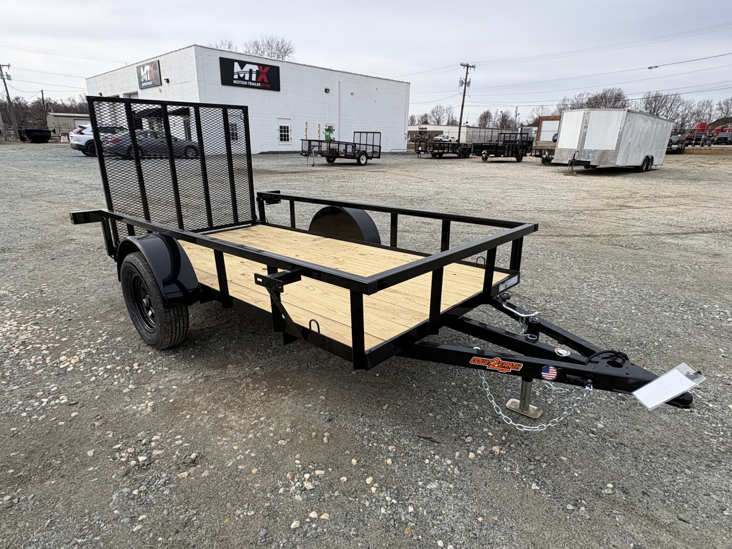 New 2026 Down 2 Earth Trailers 5x10 w/ Gate Utility Trailer