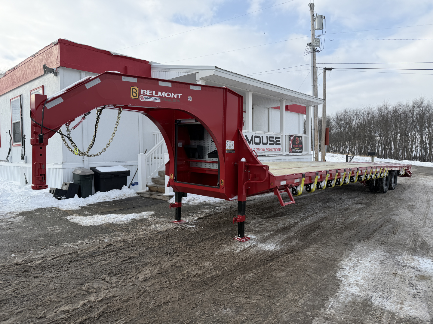 New 2026 BELMONT 38' (33+5) HD GOOSENECK Deckover w/ Full Width Wedge Ramps