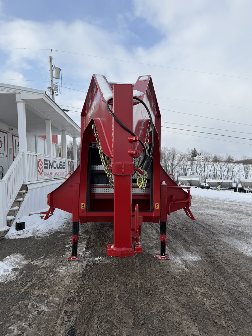 New 2026 BELMONT 38' (33+5) HD GOOSENECK Deckover w/ Full Width Wedge Ramps