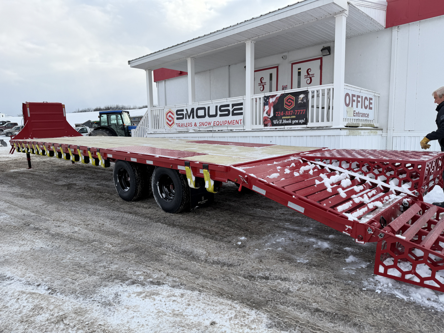 New 2026 BELMONT 38' (33+5) HD GOOSENECK Deckover w/ Full Width Wedge Ramps