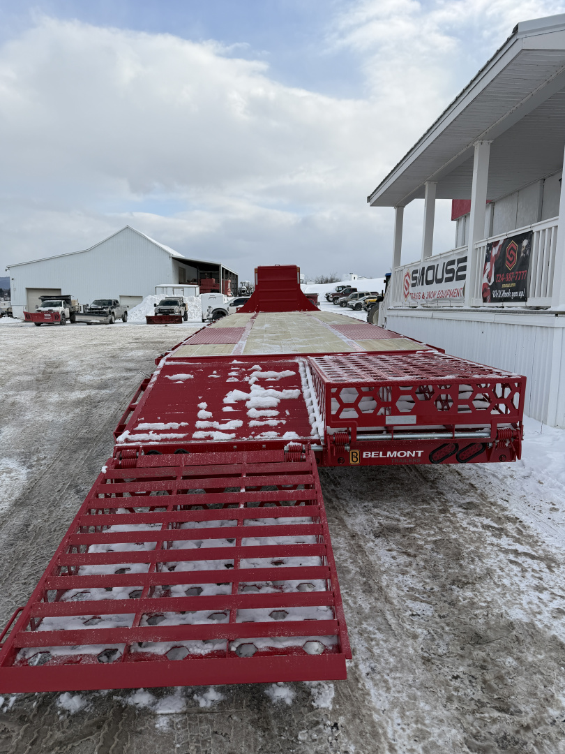 New 2026 BELMONT 38' (33+5) HD GOOSENECK Deckover w/ Full Width Wedge Ramps