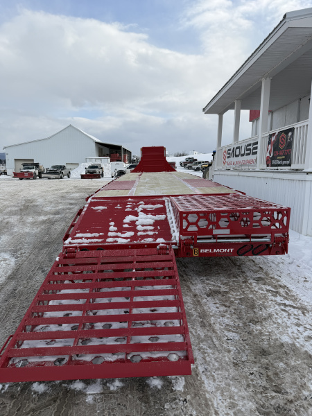 New 2026 BELMONT 38' (33+5) HD GOOSENECK Deckover w/ Full Width Wedge Ramps