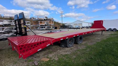 New 2026 BELMONT 38' (33+5) HD GOOSENECK Deckover w/ Full Width Wedge Ramps
