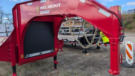 New 2026 BELMONT 38' (33+5) HD GOOSENECK Deckover w/ Full Width Wedge Ramps