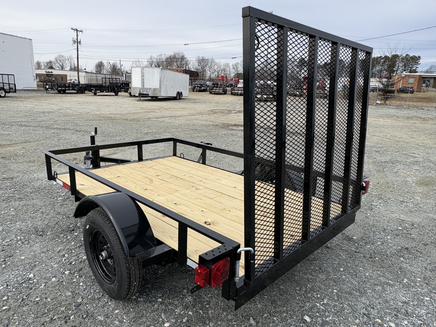 New 2026 Down 2 Earth Trailers 5x8 w/ Gate Utility Trailer