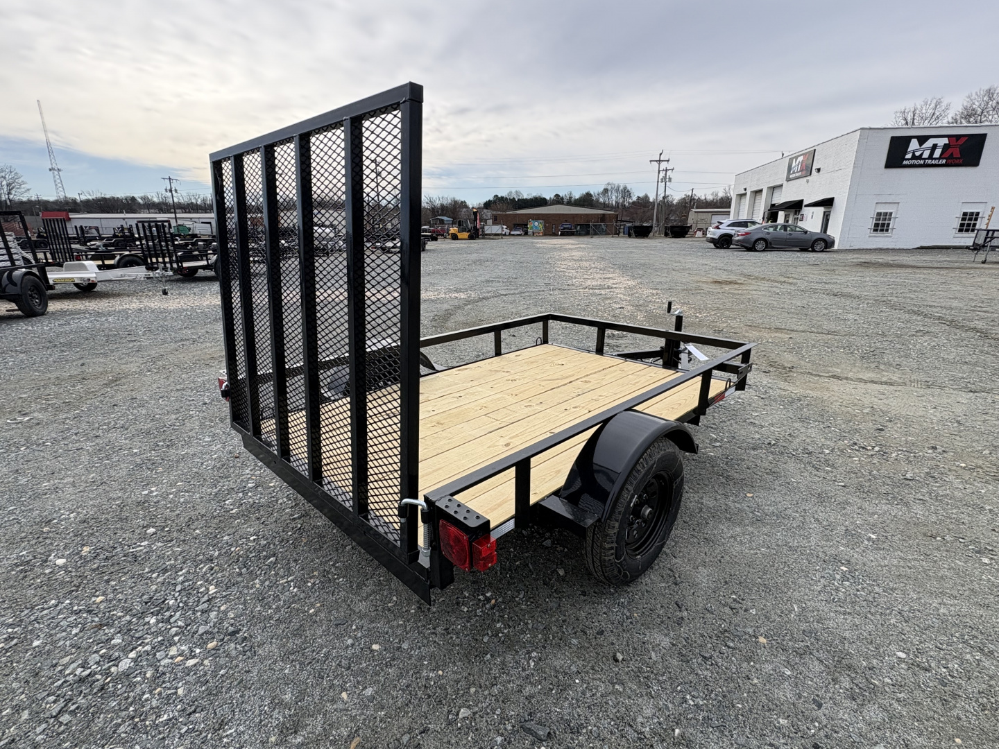 New 2026 Down 2 Earth Trailers 5x8 w/ Gate Utility Trailer