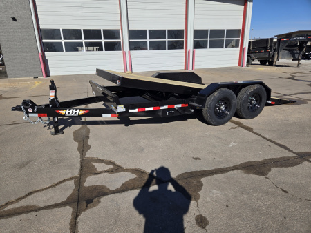 New 2026 H&H Trailers 82x16 Gravity Tilt Equipment Trailer 14K Equipment Trailer