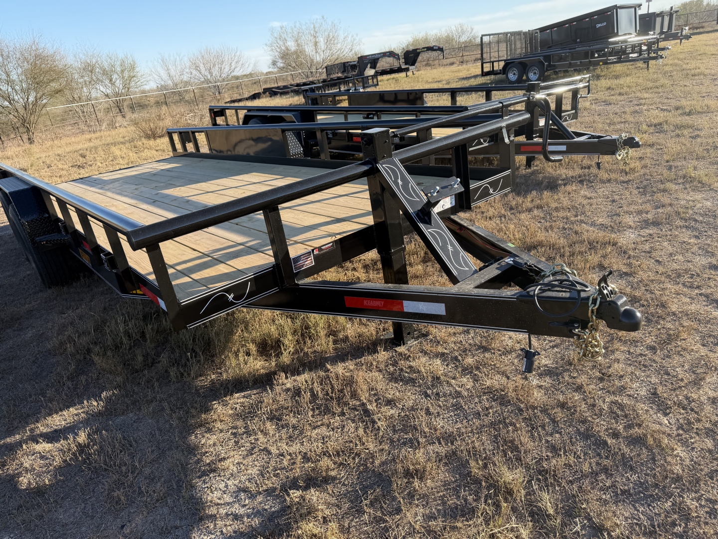 New 2026 Kearney 83x20ft Heavy Duty Equipment Trailer