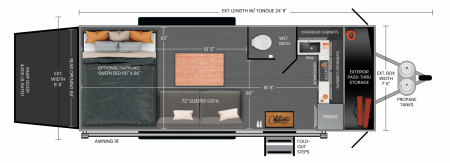 New ATC PLA 450 (2016 FRONT KITCHEN) Aluminum Toy Hauler