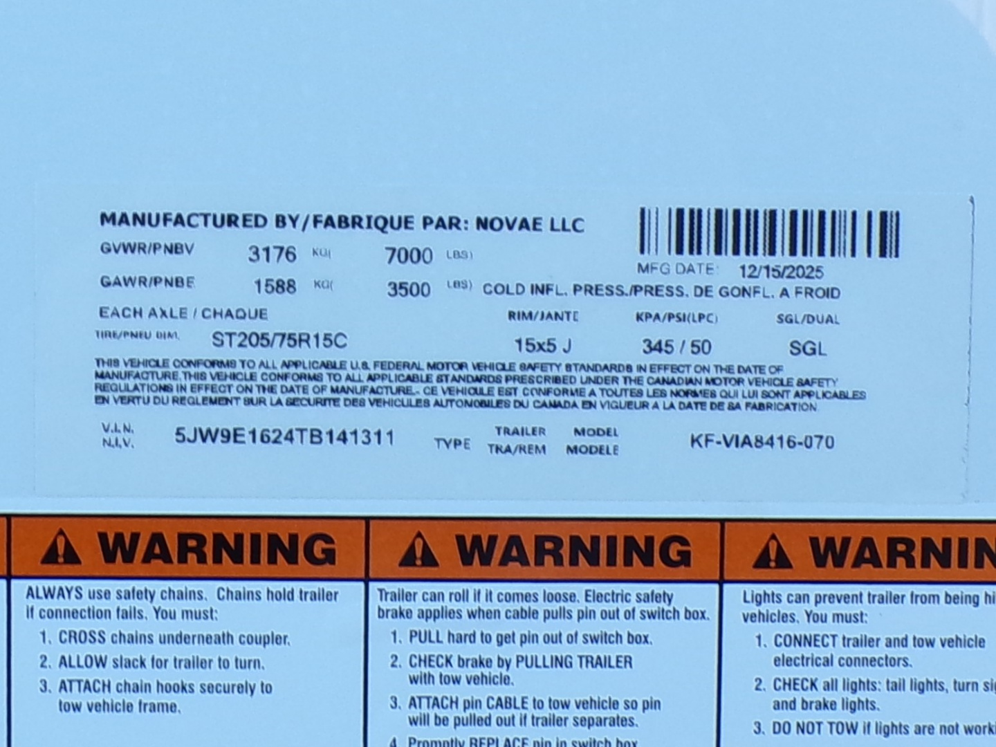 New 2026 Formula Triumph 7 x 16 Cargo / Enclosed Trailer