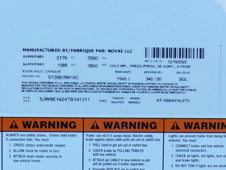 New 2026 Formula Triumph 7 x 16 Cargo / Enclosed Trailer