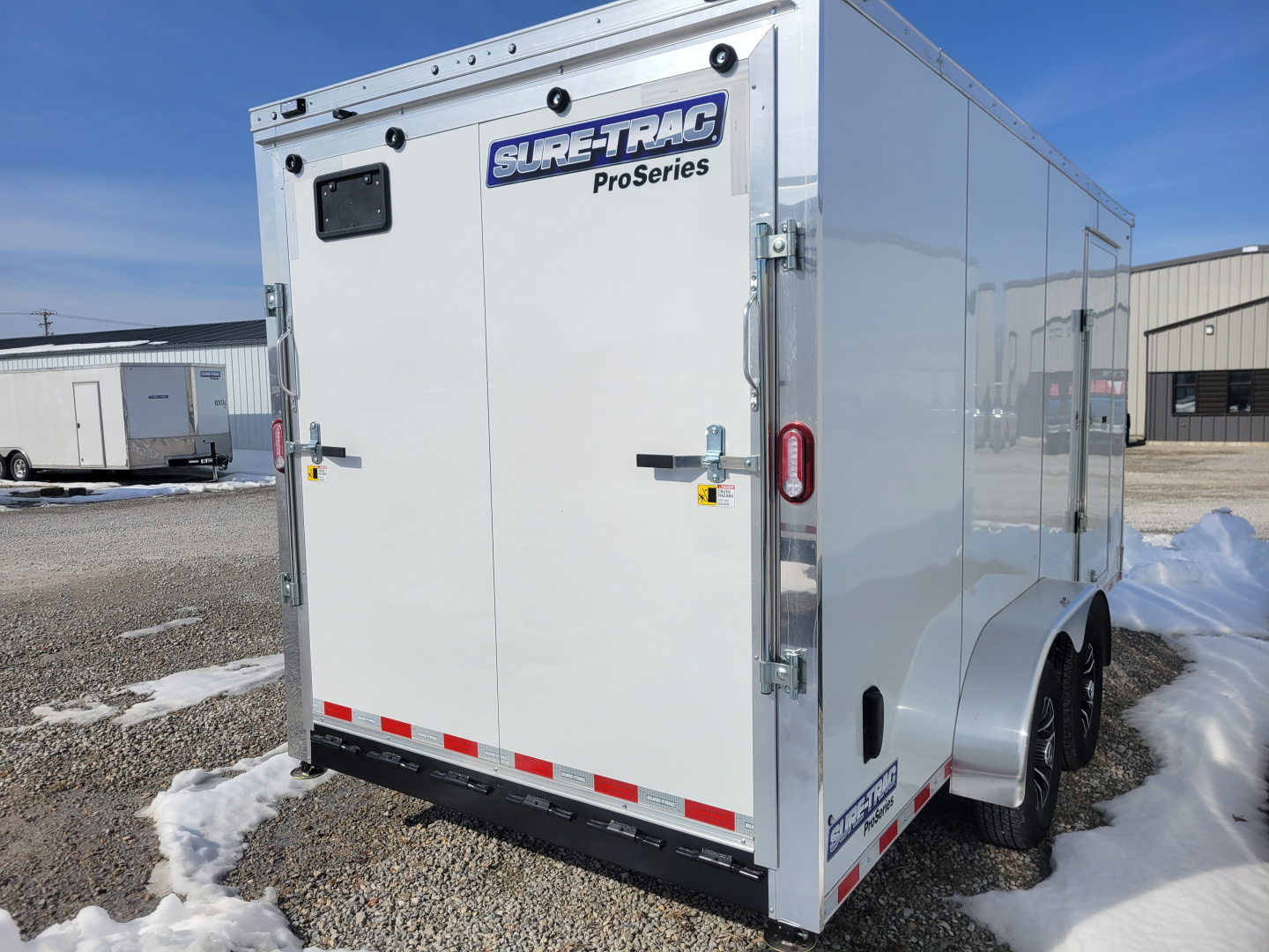 New 2026 Sure-Trac 7x16 Pro Series Wedge Cargo / Enclosed Trailer