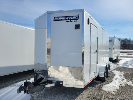 New 2026 Sure-Trac 7x16 Pro Series Wedge Cargo / Enclosed Trailer