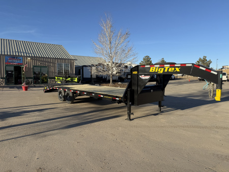 New 2026 Big Tex Trailers 14GN-25D5A-MRBK Flatbed Trailer