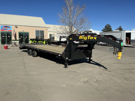 New 2026 Big Tex Trailers 14GN-25D5A-MRBK Flatbed Trailer
