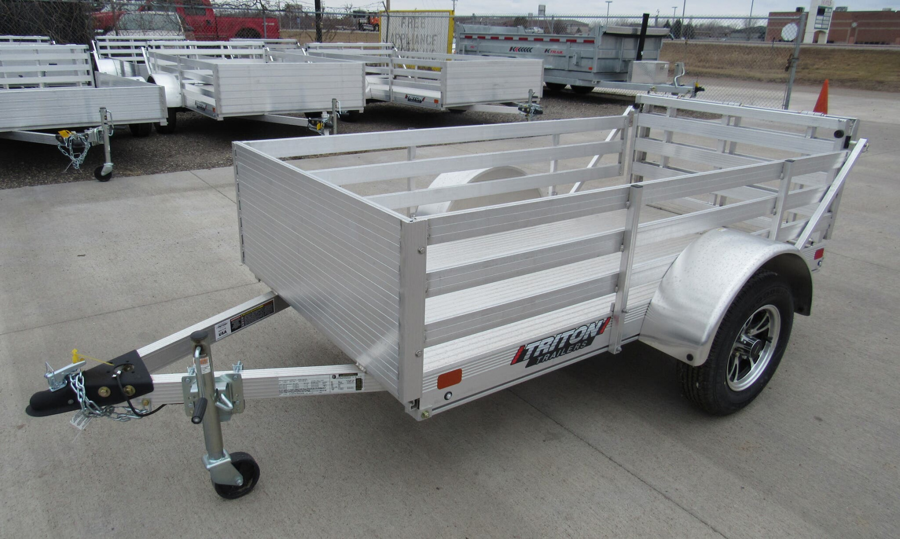 New 2025 Triton Trailers 52'x8ft Aluminum Utility
