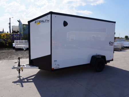 New 2025 Stealth Trailers 6x12ft Aluminum Enclosed
