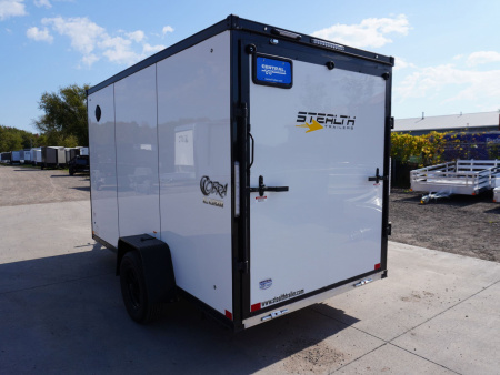 New 2025 Stealth Trailers 6x12ft Aluminum Enclosed