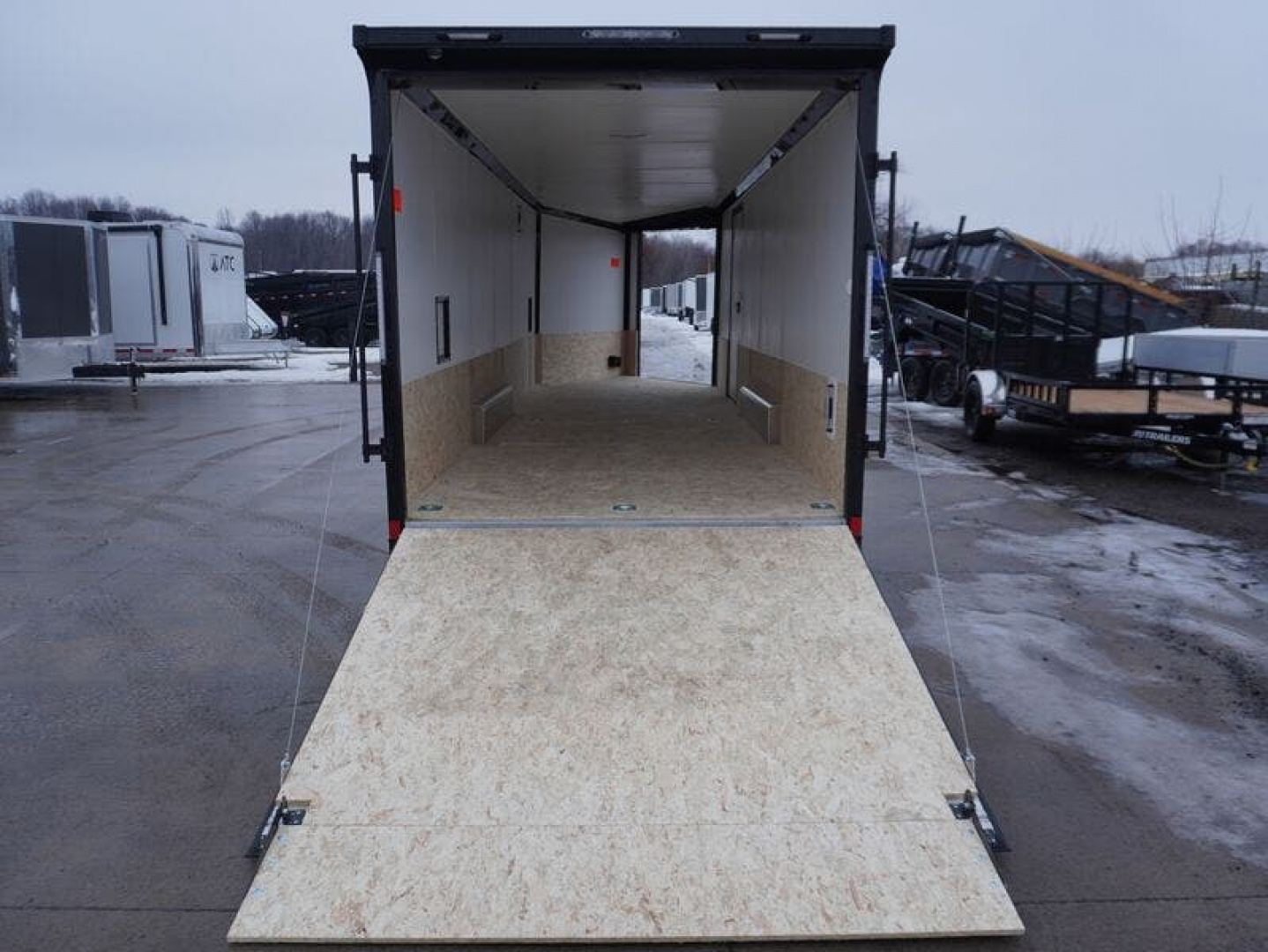 New 2025 Stealth Trailers 7.5x29ft Snowmobile Trailer