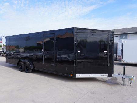 New 2025 Stealth Trailers 7.5x29ft Snowmobile Trailer