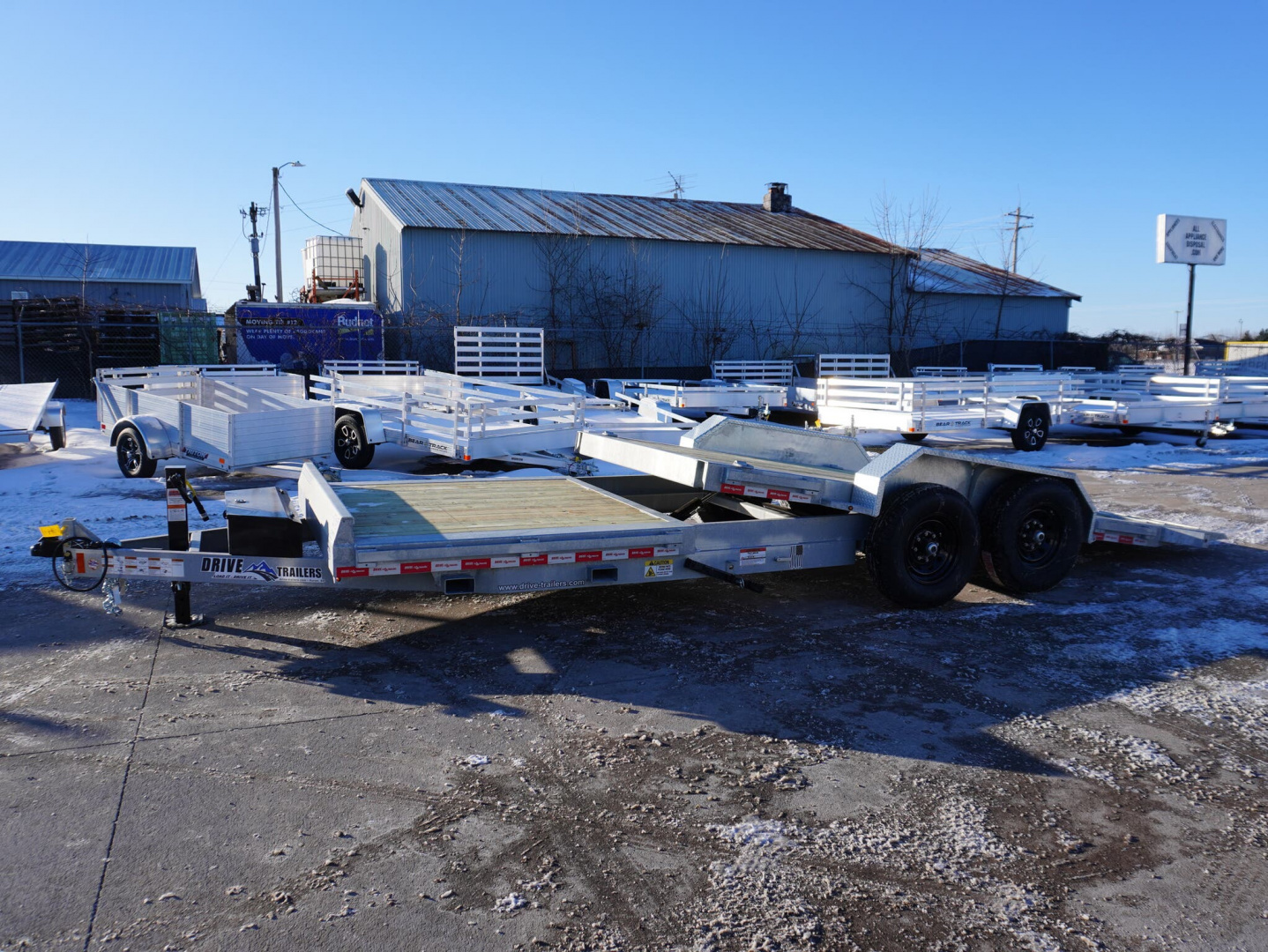 New 2026 Drive Trailers T6 20ft Partial Tilt Trailer