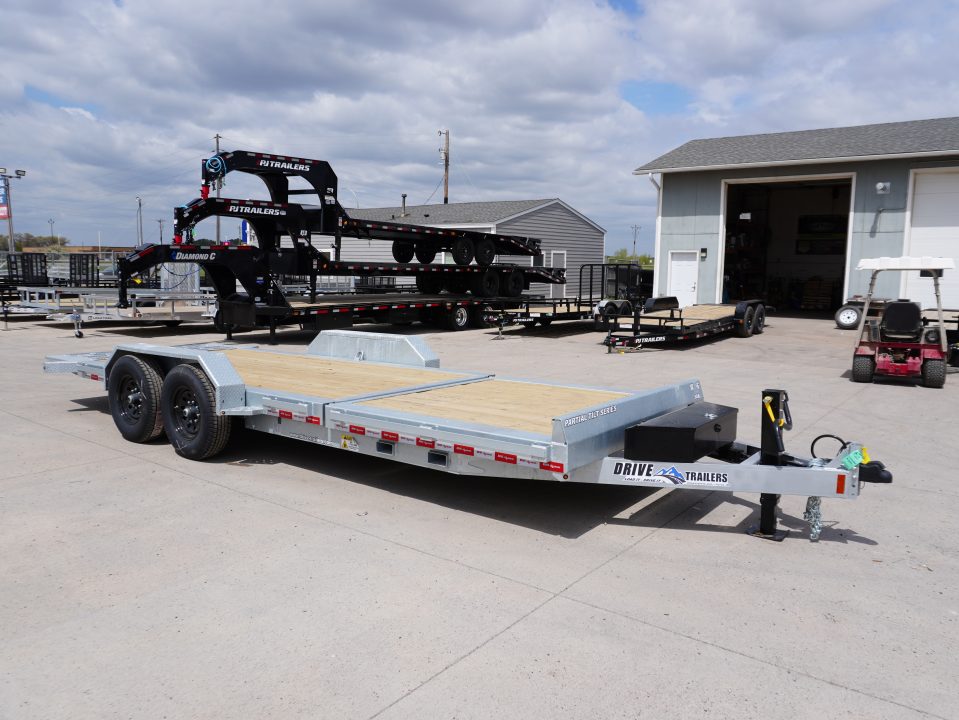 New 2026 Drive Trailers T6 20ft Partial Tilt Trailer
