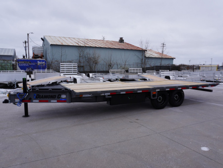 New 2026 Diamond C Trailers DET207 22ft Deckover Tilt