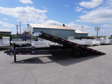 New 2026 Diamond C Trailers DET207 22ft Deckover Tilt