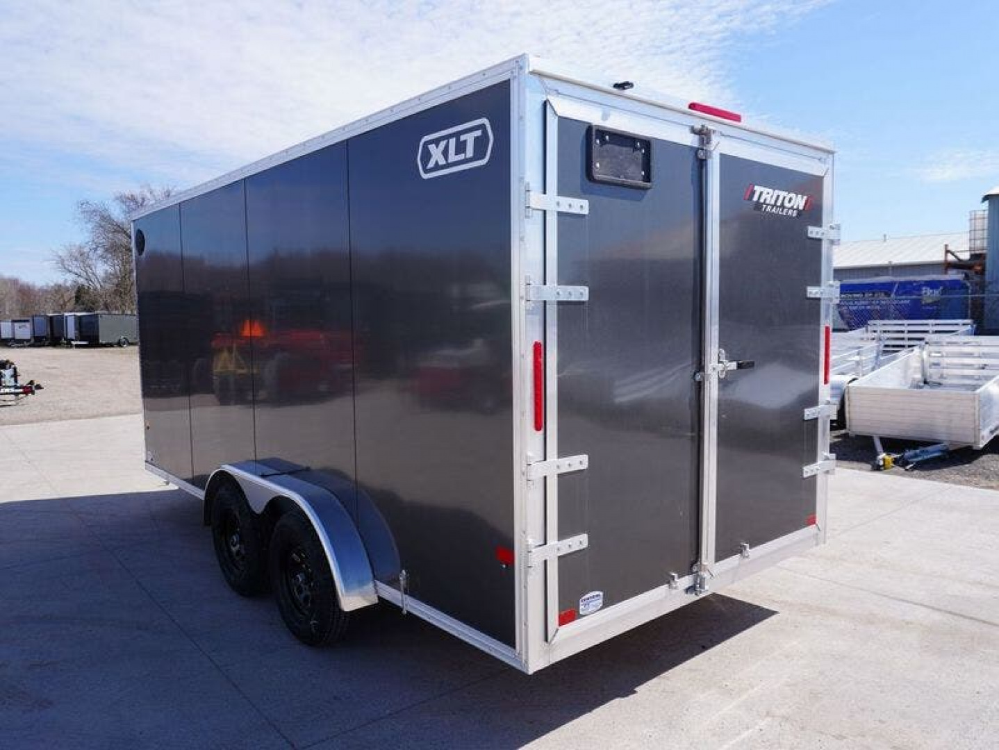 New 2025 Triton Trailers XLT 7'4'x16ft Aluminum Enclosed
