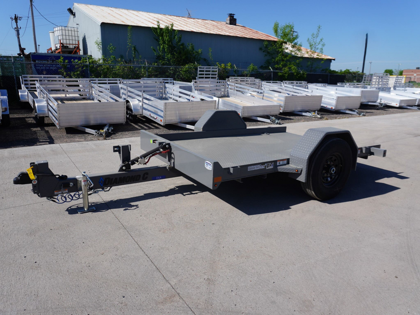 New 2025 Diamond C Trailers 107 77'x10ft Tilt