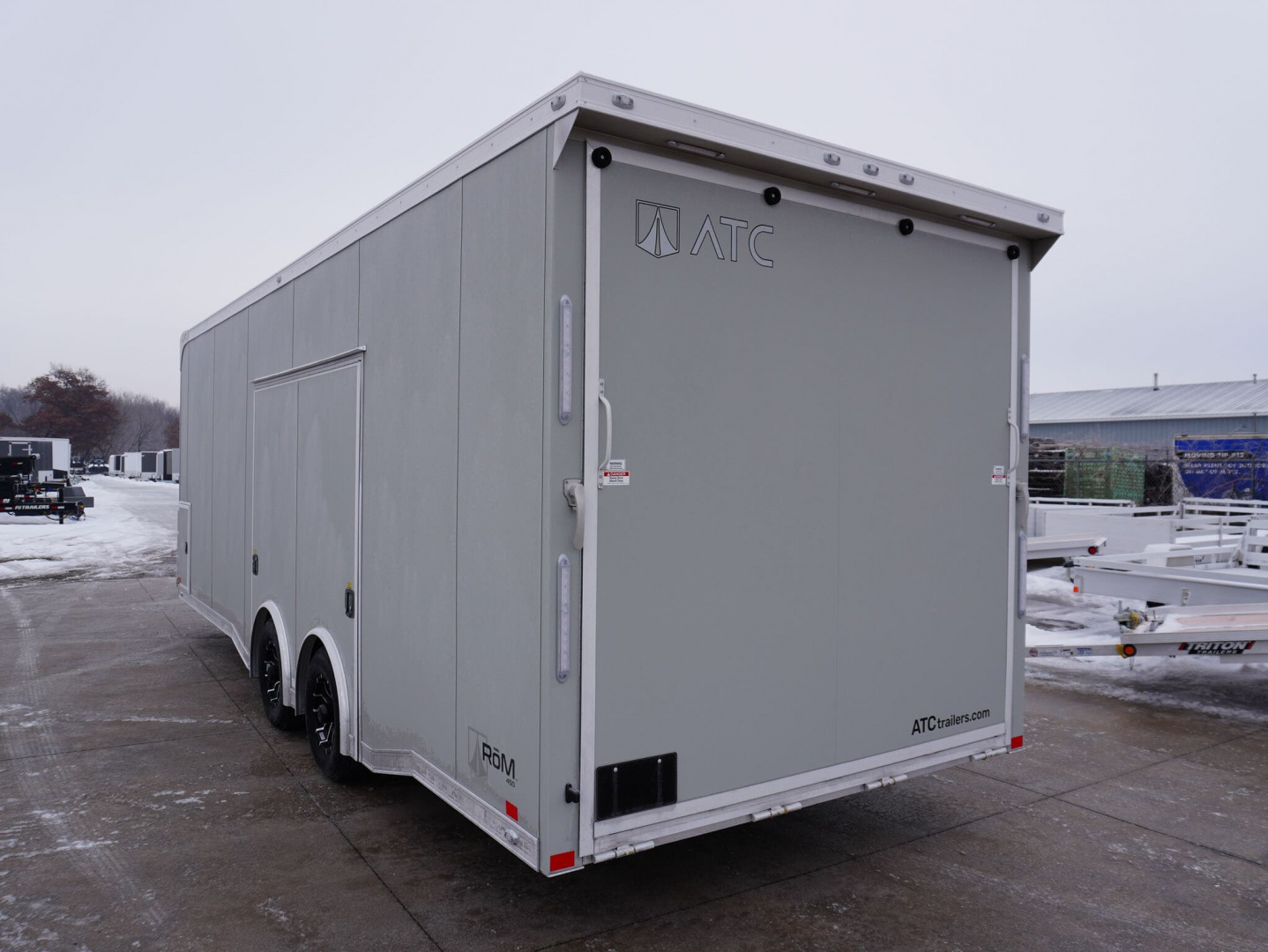 New 2026 ATC ROM450 8.5x24ft Aluminum Car Hauler