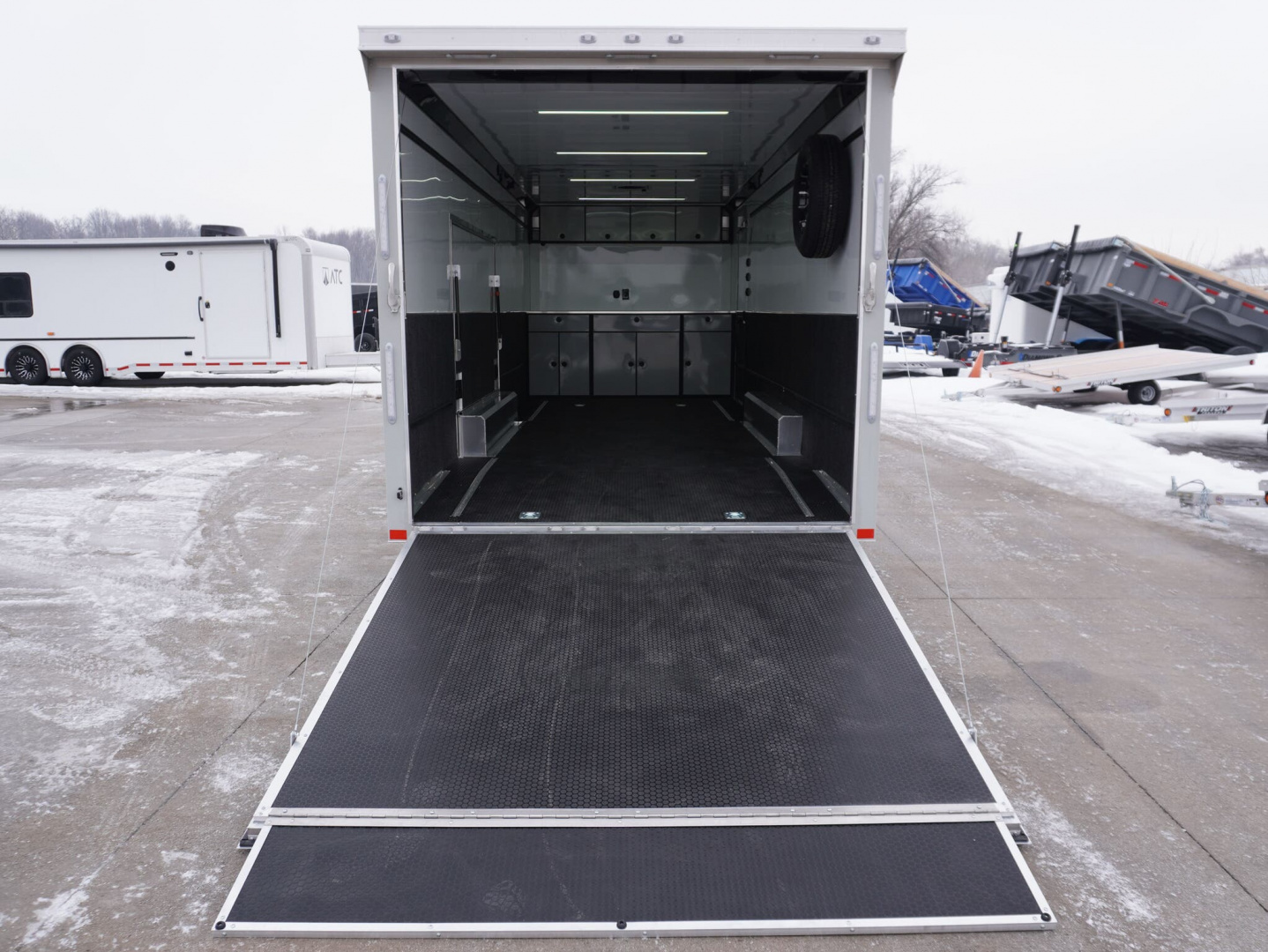 New 2026 ATC ROM450 8.5x24ft Aluminum Car Hauler
