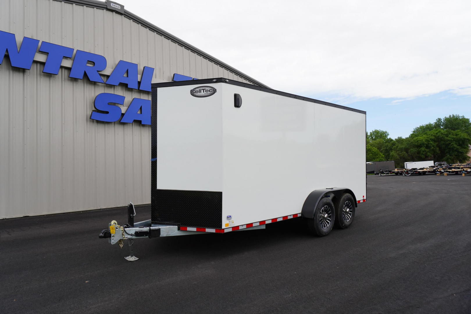 New 2025 Cell-Tech Trailers 7x16ft Galvanized Enclosed
