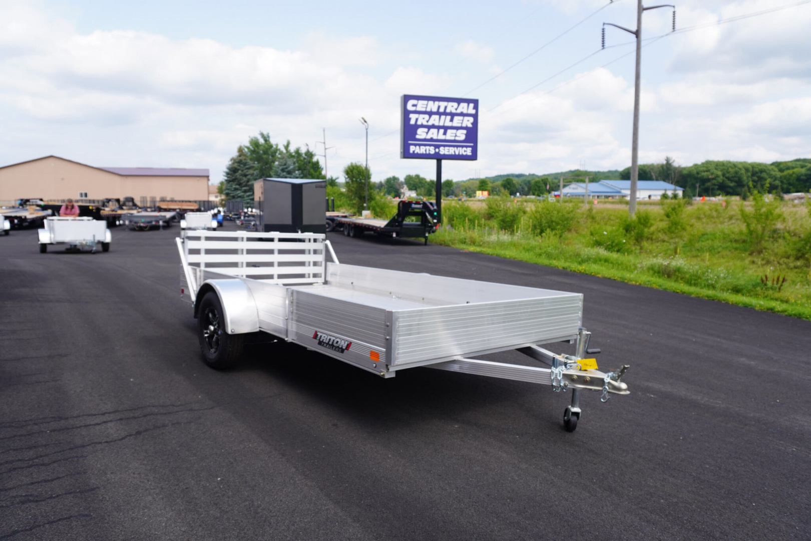 New 2026 Triton Trailers 6x12ft Aluminum Utility