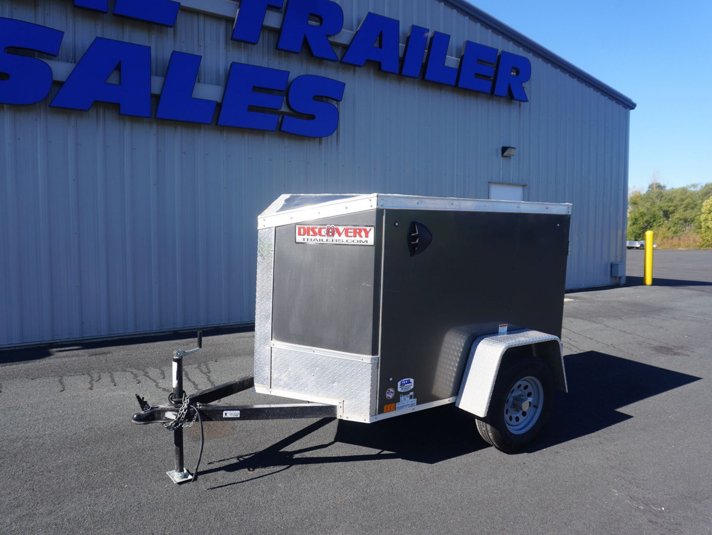 Used 2023 Discovery Trailers 4x6ft Enclosed Cargo Trailer
